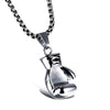 Lovely Mini Boxing Glove Necklace Boxing Match Jewelry Cool Pendant For Men Boys
