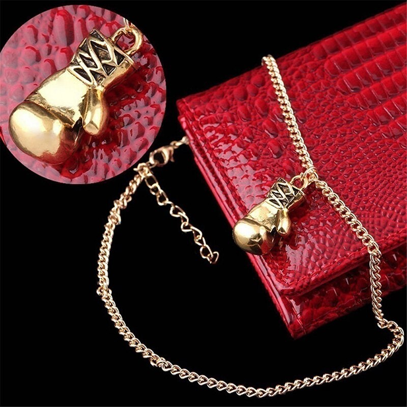 Lovely Mini Boxing Glove Necklace Boxing Match Jewelry Cool Pendant For Men Boys