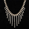 Exaggerated Shiny Rhinestone Tassels Chain Choker Necklaces Wild Geometric Clavicle Collier Femme 2021