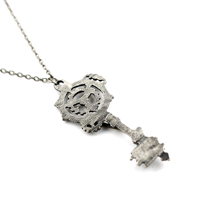Men's Gear Key Vintage Metal Necklace Jewelry Retro Women's / Men's Pendant Necklace Steampunk Necklace