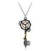 Men's Gear Key Vintage Metal Necklace Jewelry Retro Women's / Men's Pendant Necklace Steampunk Necklace