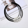 Multilaye Copper Pipe Short Necklace for Women Lady Jewrlry Accessories