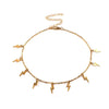 Necklace Jewelry Lightning Shape Pendant Necklace Female Short Necklace Gothic Necklace Women Statement Necklace