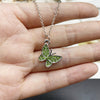 Necklace for Women Colorful Rhinestone  Butterfly Gift Necklace Golden Silver Color Short Choker Jewelry