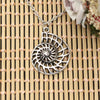 New Fashion Necklace ocean conch shell 35*28mm Silver Pendants Short Long Women Men Colar Gift Jewelry Choker