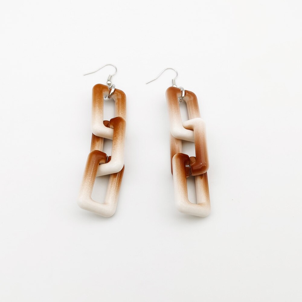 Necklaces Colorful Plastic Thick Chain Statement Choker Collar Necklace Hip Hop Night Club Jewelry For Women