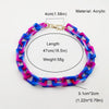 Necklaces Colorful Plastic Thick Chain Statement Choker Collar Necklace Hip Hop Night Club Jewelry For Women