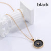 Oil Drop Cute Stars Moon Heart Round Golden Pendant Minimalist Necklace Jewelry Gifts for Girl