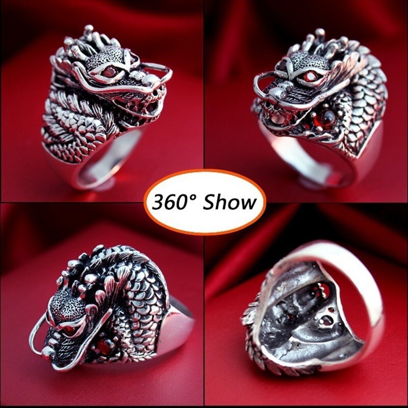 Punk Faucet Ring for Men Hip Hop Exaggerated Party Motorcycle Club Finger Jewelry Accessories  Ring
