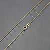 New Fashion Pure 18K Solid Rose Gold Yellow Gold White Gold O Shape Women Necklaces For Engagement Pendant Length 45cm