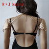 RJFS20 Mermaid Gold Fish Scales Shoulder Chains Layers Scale Chainmail Gold Dragon Scale Shoulder Jewelry 2 Colors