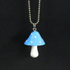 Resin Cartoon Imitation Mushroom Pendant Necklace For Child Colorful Simple Cute Charm Necklaces Jewelry Gift