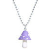 Resin Cartoon Imitation Mushroom Pendant Necklace For Women Men Colorful Simple Cute Charm Necklaces Jewelry Gift