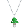 Resin Cartoon Imitation Mushroom Pendant Necklace For Women Men Colorful Simple Cute Charm Necklaces Jewelry Gift