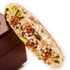 New Fashion Retro Design Rose Styling Crystal Bangle Charm Women Wedding Engagement Jewelry Exquisite Gift Accessory