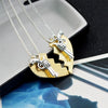 Revolver Pattern Heart Pendant Necklace Men's Women's Couple Jewelry Accessories Party Gifts