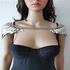 Scalemail Mermaid Gold Fish Scales Shoulder Chains Layers Scale Chainmail Gold Single Fish Scale Shoulder Jewelry