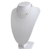 Sequins Short Bead Necklace Chain Simple Double Layer Clavicle Chain Lady Elegant Choker Necklace Pendant Jewelry
