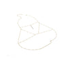 Sexy Bikini Body Chain Tassel Heavy Custom Summer Style Metal Body Chain Breast Bra Hollow Statement Bijoux