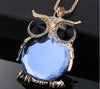 New Fashion Statement Charms Owl Crystal Necklaces Pendants For Women As A Gift Gold & Silver Classic Chain Long Jewelry