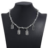 Unisex Brambles Choker Necklace Women Hip-hop Gothic Punk Barbed Wire Little Thorns Chain Choker Collier Femme 2021
