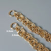 Woman Bag Accessory Detachable Parts Replacement Chain Solid Gold Metal  Strap Women Shoulder Handle Chain