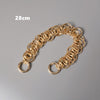 Woman Bag Accessory Detachable Parts Replacement Chain Solid Gold Metal  Strap Women Shoulder Handle Chain