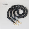 Woman Handbag Accessory Chain Brown Beige Acrylic Blue Resin Chain  Strap Women Clutch Shoulder Purse Chain