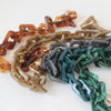 Woman Handbag Accessory Chain Brown Beige Acrylic Blue Resin Chain  Strap Women Clutch Shoulder Purse Chain