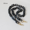 Woman Handbag Accessory Chain Brown Beige Acrylic Blue Resin Chain  Strap Women Clutch Shoulder Purse Chain