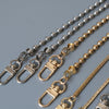 Woman Handbag Accessory Chain Detachable Replacement  Gold Silver Strap Women DIY Clutch Metal Shoulder Chains