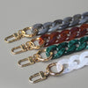 Woman Handbag Accessory Chain Detachable Replacement White Beige Red Blue Grey Strap Women Shoulder DIY Resin Chain