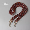 Woman Handbag Accessory Chain Detachable Replacement White Beige Red Blue Grey Strap Women Shoulder DIY Resin Chain