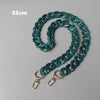 Woman Handbag Accessory Chain Detachable Replacement White Beige Red Blue Grey Strap Women Shoulder DIY Resin Chain
