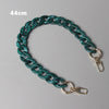 Woman Handbag Accessory Chain Detachable Replacement White Beige Red Blue Grey Strap Women Shoulder DIY Resin Chain