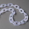 Woman Handbag Accessory Chain Detachable Replacement White Transparent Strap Women Shoulder DIY Resin Bag Cute Chain
