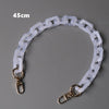 Woman Handbag Accessory Chain Detachable Replacement White Transparent Strap Women Shoulder DIY Resin Bag Cute Chain