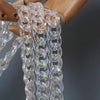 Woman Handbag Accessory Parts Chain Light Transparent Acrylic Resin Chain  Strap Women Shoulder Clutch Chain