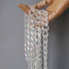 Woman Handbag Accessory Parts Chain Light Transparent Acrylic Resin Chain  Strap Women Shoulder Clutch Chain