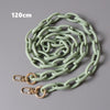Woman Handbag Accessory Parts Cute Chain Green Acrylic Resin Chain  Strap Women Shoulder Clutch Handle Chain