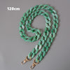 Woman Handbag Accessory Parts Cute Chain Green Acrylic Resin Chain  Strap Women Shoulder Clutch Handle Chain