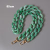 Woman Handbag Accessory Parts Cute Chain Green Acrylic Resin Chain  Strap Women Shoulder Clutch Handle Chain