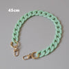 Woman Handbag Accessory Parts Cute Chain Green Acrylic Resin Chain  Strap Women Shoulder Clutch Handle Chain