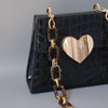 Woman Handbag Accessory Parts White Pearl Acrylic Resin Chain  Leopard Strap Women Shoulder Cute Clutch Chains