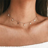 Women Choker Necklace Trendy Link Chain Statement Collar Neck Jewerly Golden Silver Color Jewelry for Gift