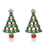 New Fashion Women Santa Claus Snowman lovely Tree Bell Christmas Jewelry Christmas Earring For Women Gifts EH043