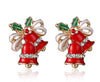 New Fashion Women Santa Claus Snowman lovely Tree Bell Christmas Jewelry Christmas Earring For Women Gifts EH043