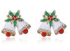 New Fashion Women Santa Claus Snowman lovely Tree Bell Christmas Jewelry Christmas Earring For Women Gifts EH043