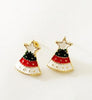 New Fashion Women Santa Claus Snowman lovely Tree Bell Christmas Jewelry Christmas Earring For Women Gifts EH043