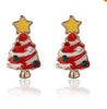 New Fashion Women Santa Claus Snowman lovely Tree Bell Christmas Jewelry Christmas Earring For Women Gifts EH043
